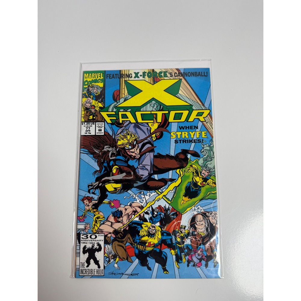 X-Factor 77 Marvel Comics 1992 Cannonball X-Force Stryfe Larry Stroman Cover